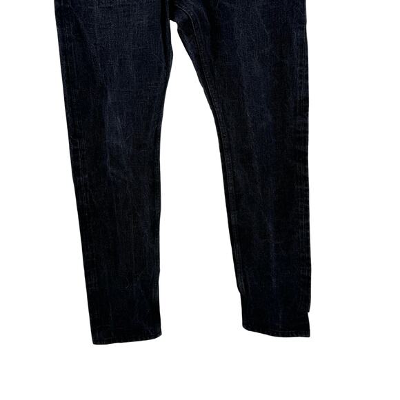 Freenote Avila black 100% cotton Slim fit selvedge denim jeans - Picture 3 of 9
